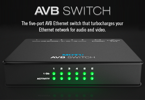 MOTU AVB Switch
