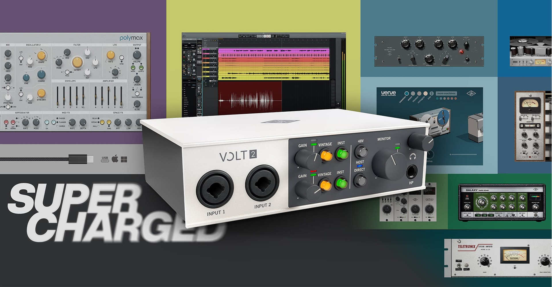 Universal Audio Volt 2 USB Recording Studio