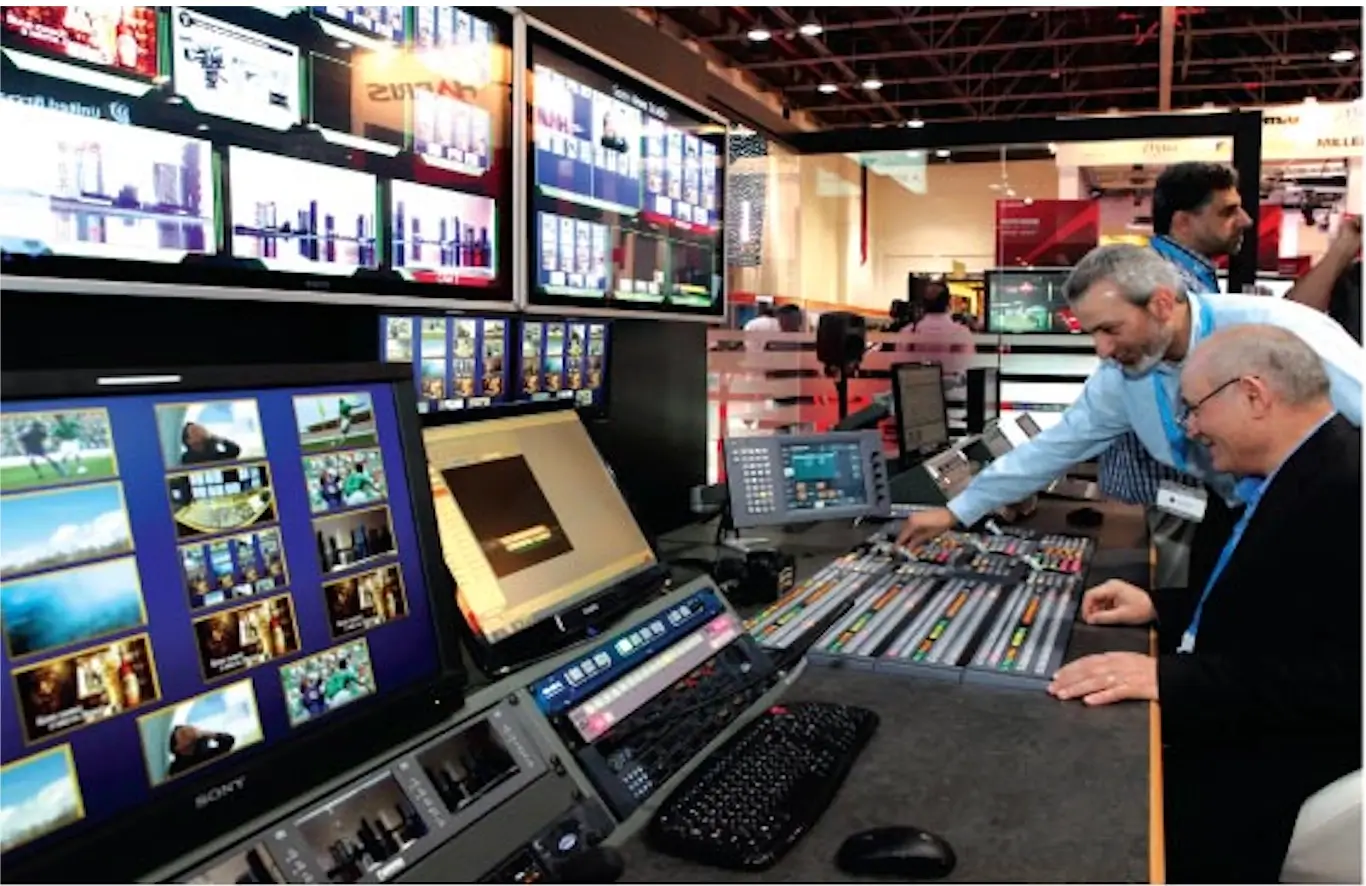 Broadcast control room